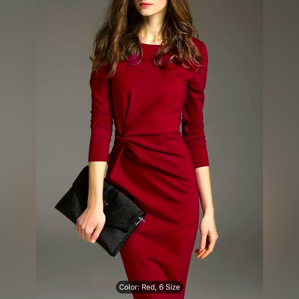 Chic Burgundy Mini Dress